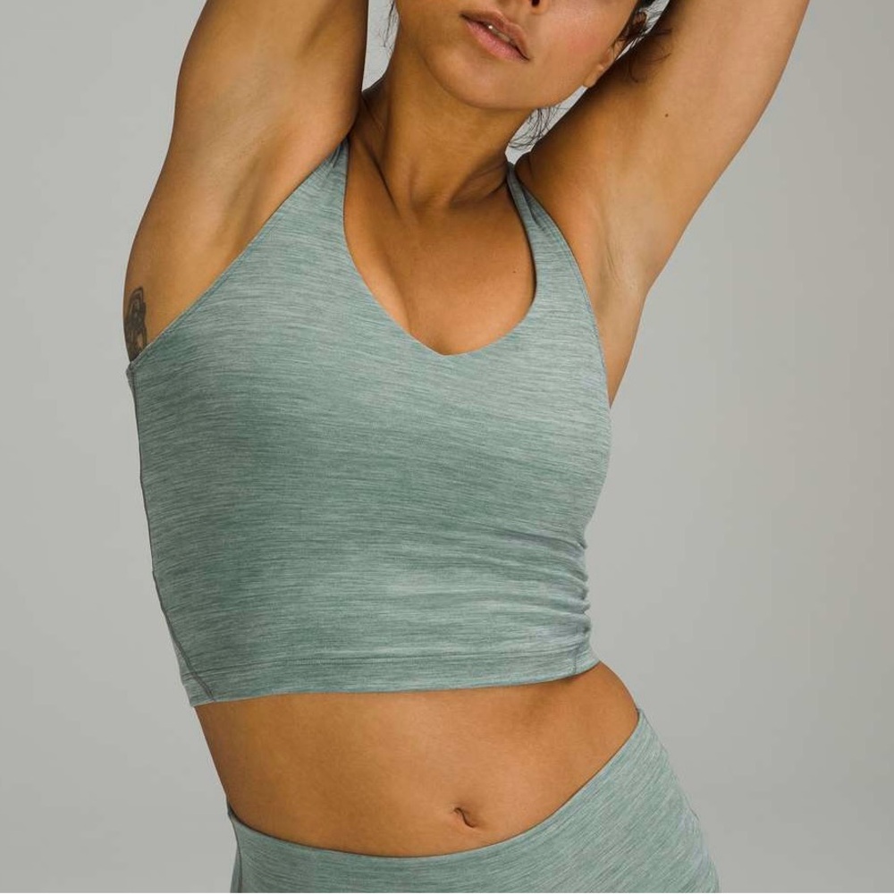Lululemon Aligh Tank Heathered Tidewater Teal - Picture 2 of 9
